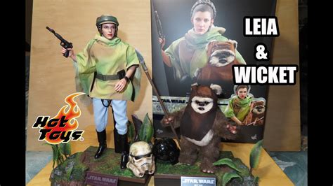 Hot Toys ENDOR PRINCESS LEIA WICKET Pack Figure Set Unboxing