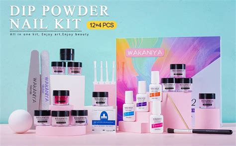 Amazon Wakaniya Dip Powder Nail Kit Colors Dip Manicure Kit