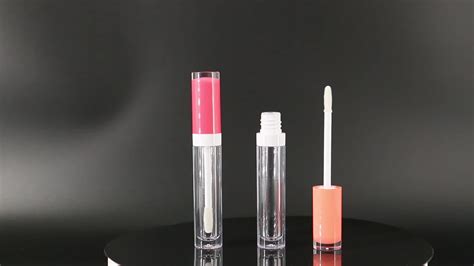 Unique Colorful Clear Lid Royal Lip Gloss Container Lipgloss Wand Tube