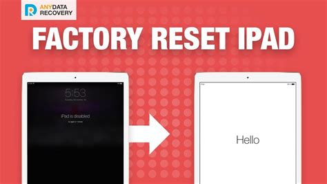 How To Reset Ipad How To Factory Reset Ipad Youtube