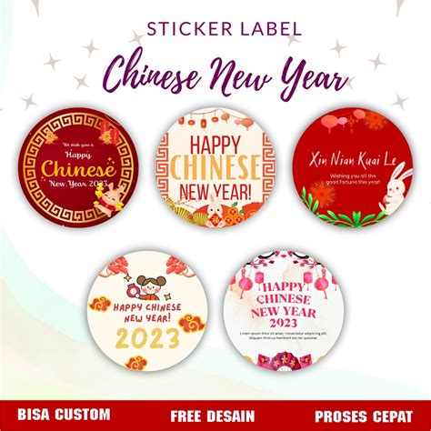 Jual Stiker Imlek Chinese New Year 2023 Gong Xi Fa Cai Ekonomis