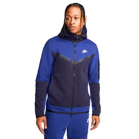 Chaqueta Nike Sportswear Tech Fleece Hoodie Deep Royal Blue Blackened