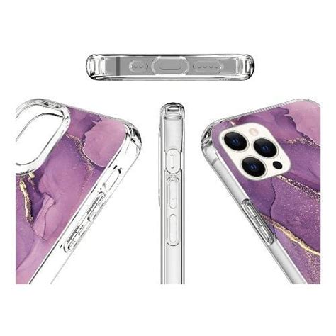 Purple Marble Iphone 12 Pro Max Case Saharacase