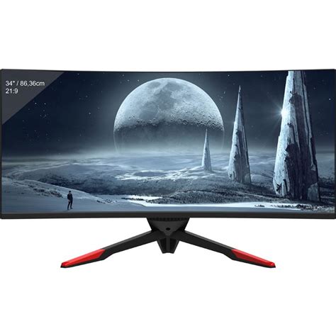 34 86 36cm LC Power Gaming LC M34 UWQHD 144 C Schwarz 3440x1440