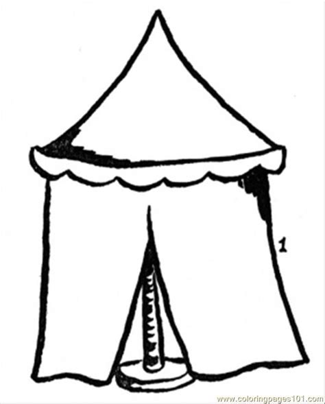 Tents Colouring Pages Coloring Home