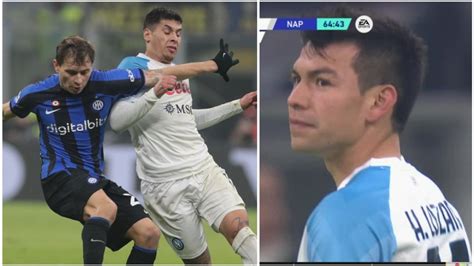 Chucky Lozano Participa En La Derrota Del Napoli Ante El Inter De