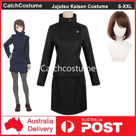 JUJUTSU KAISEN IEIRI Shoko Cosplay Costume Wig School Uniform Halloween