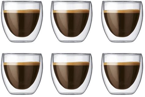 Bodum Pavina Set 6 Verres Double Paroi 0 08 L Black Friday 2024