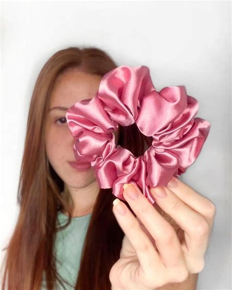 Scrunchie Rosa Cetim