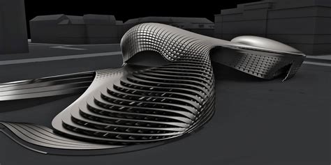 Parametric Architecture Explorations Sigmund Freud Pavilion By