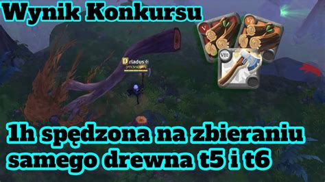 Zbieranie Na Czerwonych Tylko Drewna T5 I T6 Albion Online