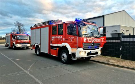 Feuer ausgelöste Brandmeldeanlage Feuerwehr Gehrden