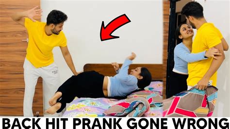 Slap On Boom 😜 Back Hit Prank Gone Romantically Wrong 😍 Epic Reactions Back Hit Prank On