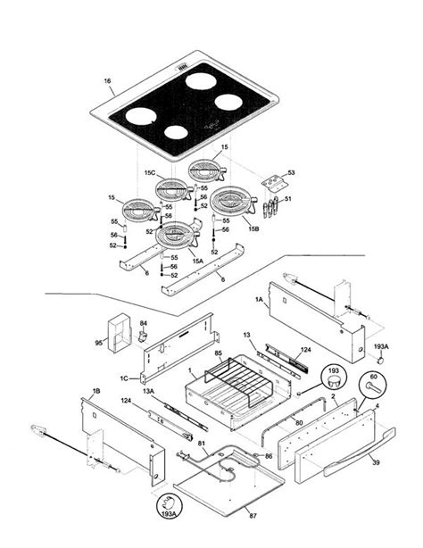 Kenmore Gas Range Parts Diagram