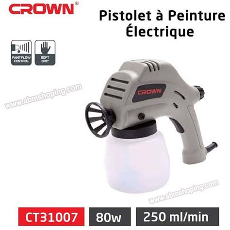 Pistolet à peinture électrique Crown