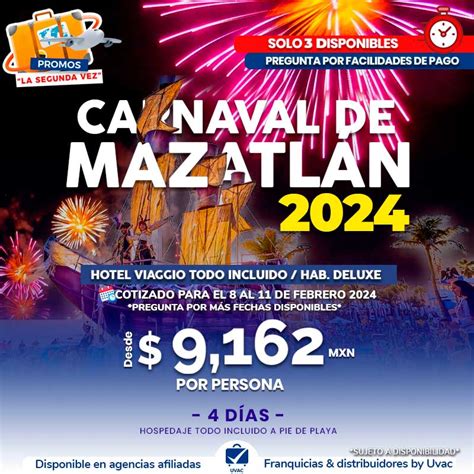 Carnaval de Mazatlán 2024 Hotel Viaggio UVACONLINE