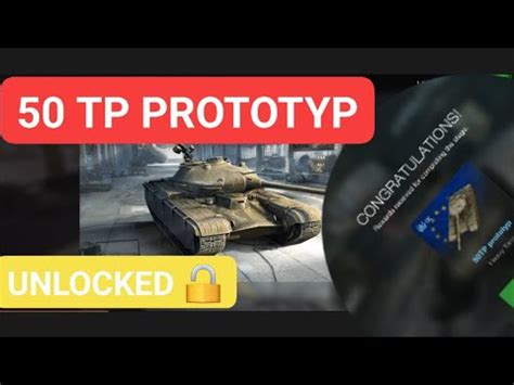 50 TP Prototype UNLOCKED WOT BLITZ WORLD OF TANKS BLITZ WOTB