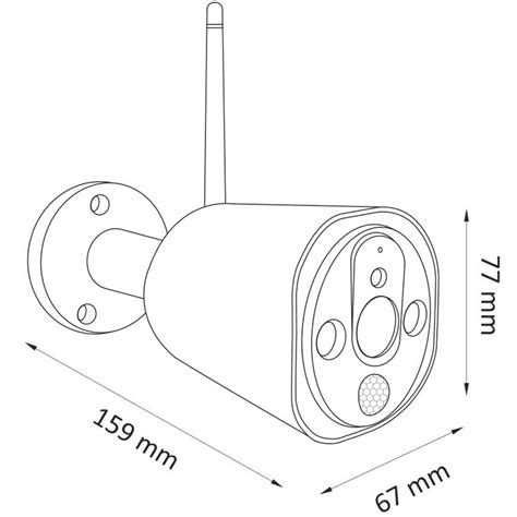 Kamera Zewnętrzna COSMO Z1 IP66 Full HD 2Mpx Tuya SMART WIFI GOLDLUX