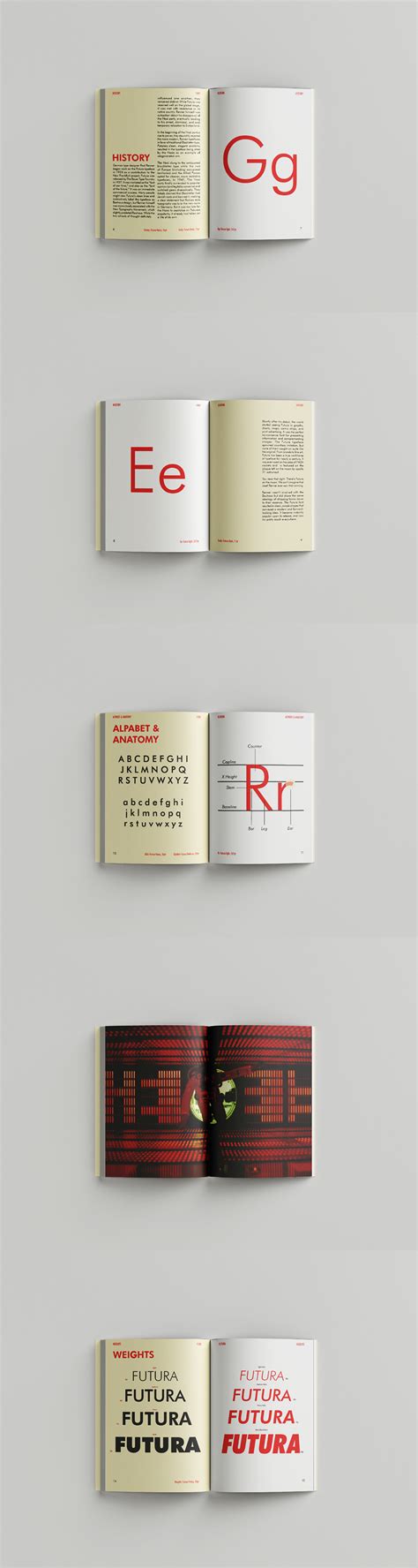 Futura Book Specimen Behance