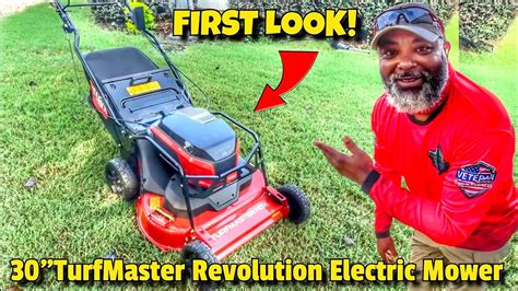 Toro Turfmaster Hdx Revolution Electric Mower Youtube