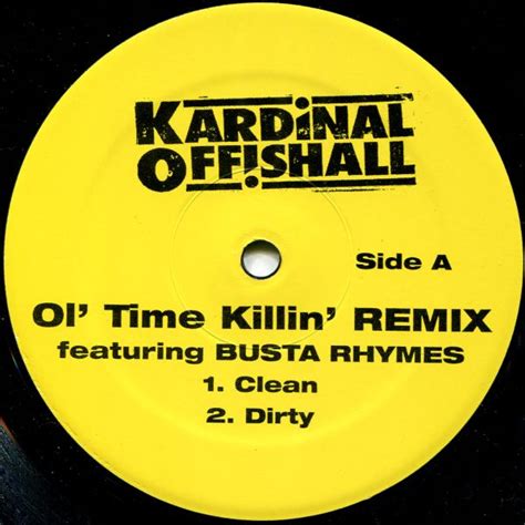 Kardinal Offishall Ol Time Killin Remix Vinyl 12 2000