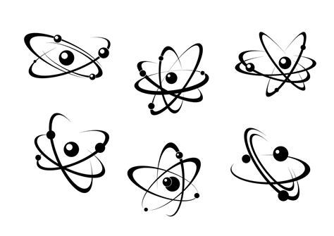 Science and biology atoms symbols 11230837 Vector Art at Vecteezy