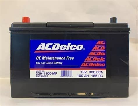 Bateria Acdelco Roja 30h 1100 Volqueta Camion Tractor MercadoLibre