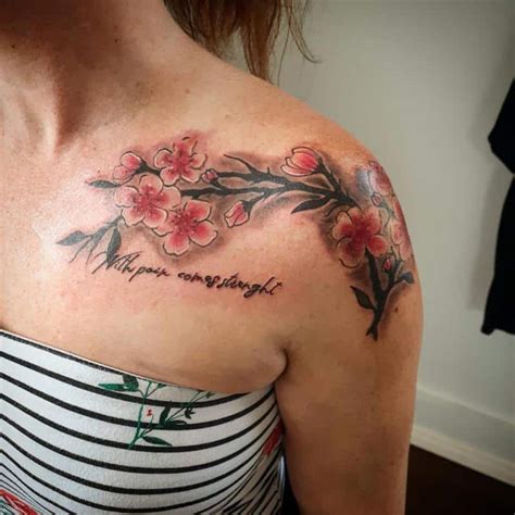 Small Flower Tattoos On Shoulder Blade Best Flower Site