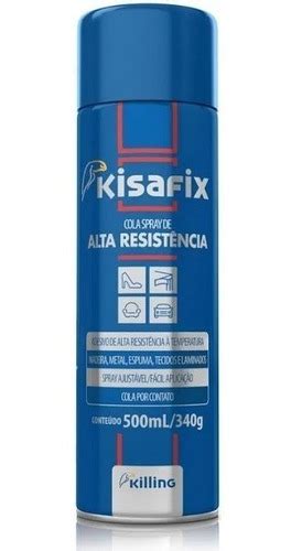 Cola Spray De Alta Resistencia Tapeceiro Sapateiro Kisafix MercadoLivre