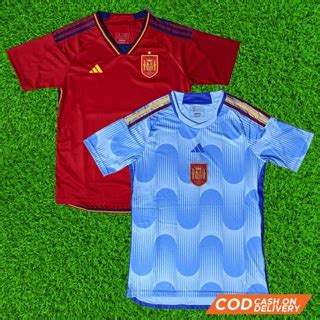 Jual JERSEY SEPAKBOLA SPANYOL HOME AWAY WORLD CUP 2022 GO Shopee