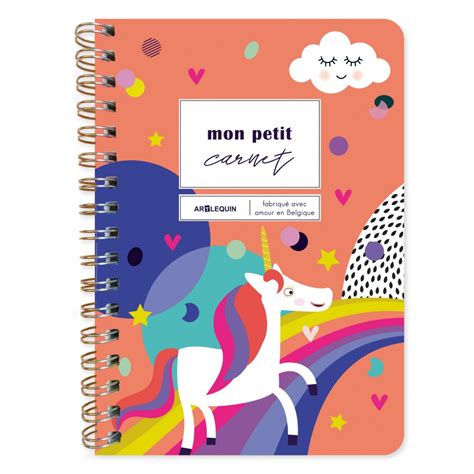 Carnet Licorne