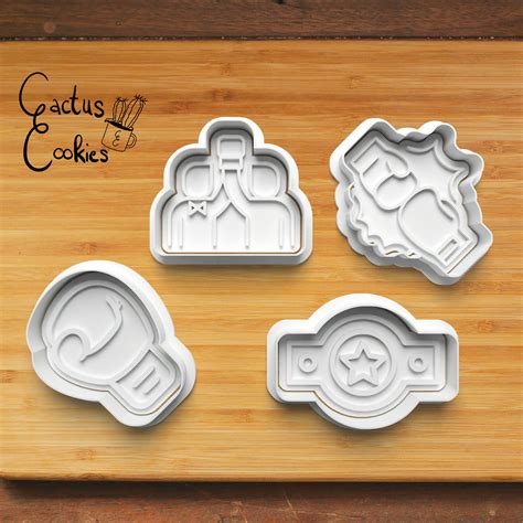 3d File Boxing Cookie Cutter Set 0374・3d Printable Model To Download・cults