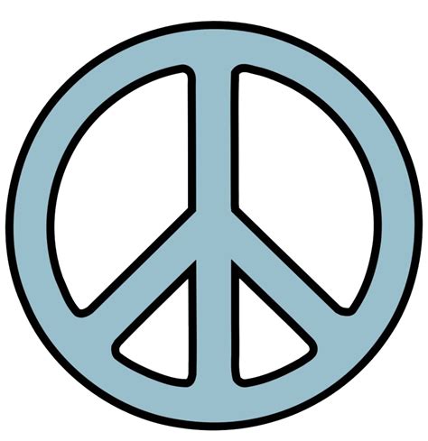 Peace Symbol PNG Transparent Image | PNG Mart