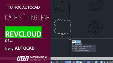 02 Cách Vẽ đám Mây Trong Cad Nhanh Chóng Với Lệnh Revcloud Học Thật Nhanh