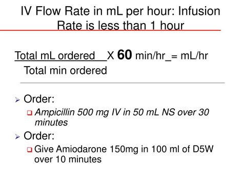 Ppt Iv Administration Dosage Calculation Powerpoint Presentation Id4497697