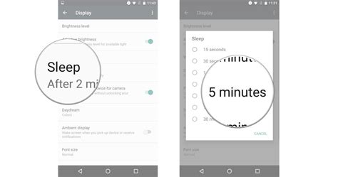 How To Adjust Screen Brightness And Sleep Settings On Android Android