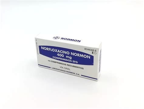 Norfloxacino Normon Efg Mg Comprimidos Recubiertos Farmac Uticos