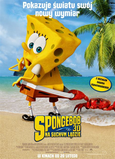 SpongeBob na suchym lądzie Dawid Kwiatkowski użyczy głosu bohaterowi