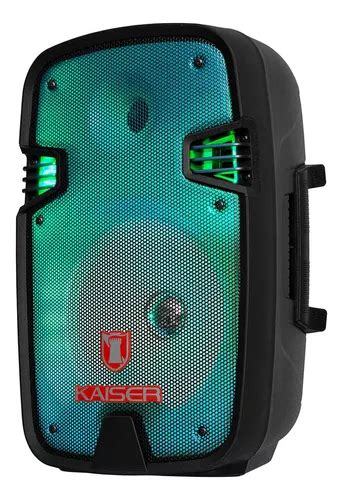 Bafle Bocina Kaiser 8 Ksw 1008 Recargable Bluetooth Negro Envío Gratis