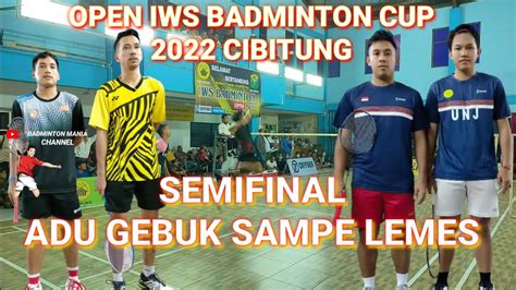 Semifinal Partai Keras Rifki Andika Vs Hendra Anto Iws Badminton