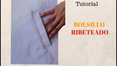 DIY Como Hacer Bolsillo Ribeteado YouTube