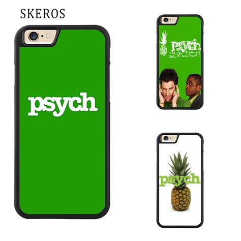 SKEROS Psych Full Protective Cover Cell Phone Case For Iphone X 4 4s 5