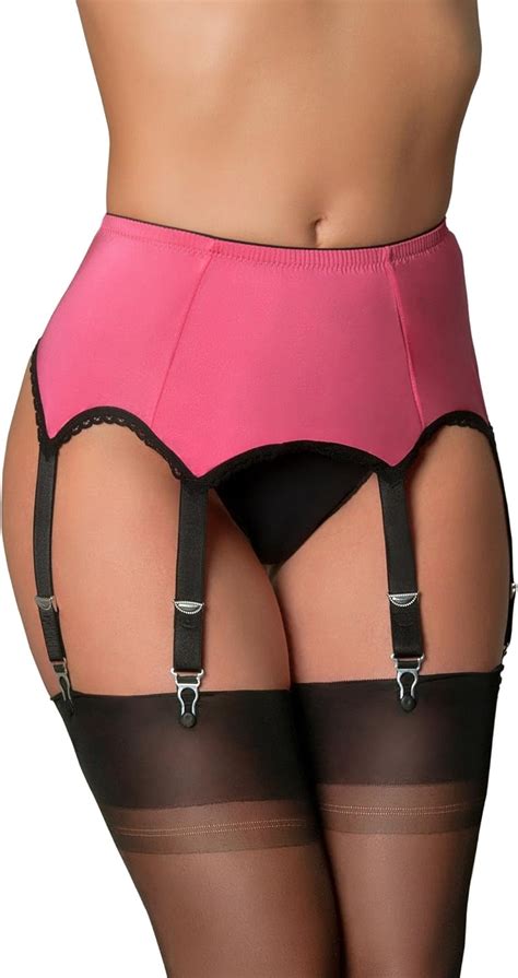 Pl Premier Lingerie Lycra Panel Strap Suspender Belt Uk Women S