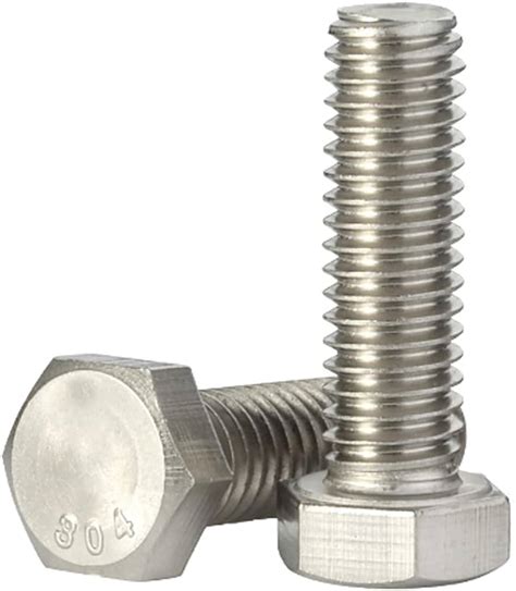 Stainless Steel Full Thread Din Hex Bolts Screws Size Off