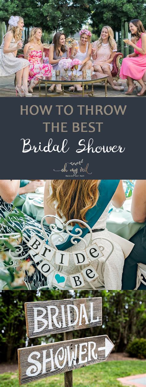 How To Throw The Best Bridal Shower ~ Oh My Veil