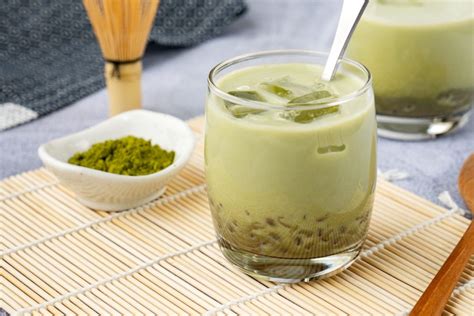 Matcha Red Bean Drink Asian Inspirations