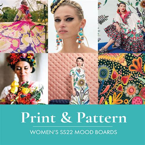 SPRING SUMMER 2022 WOMEN S PRINT PATTERN TRENDS MOOD BOARDSTIFFANY