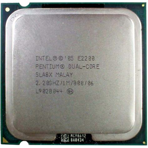 Cpu Lga 775 Intel Pentium E2200 220ghz Lga775 Processore Pc Fisso