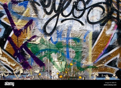 Graffiti On Wall Stock Photo Alamy