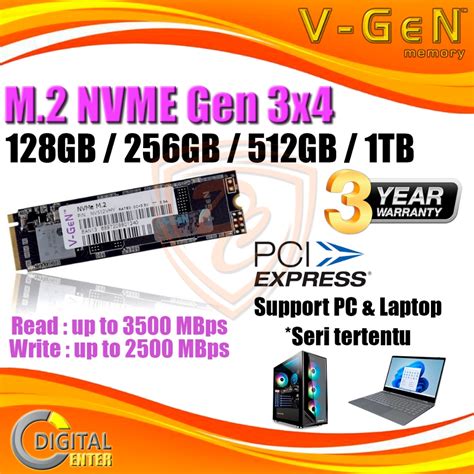 Jual Ssd M Nvme V Gen Gb Gb Gb Tb M Hyper M Gen X